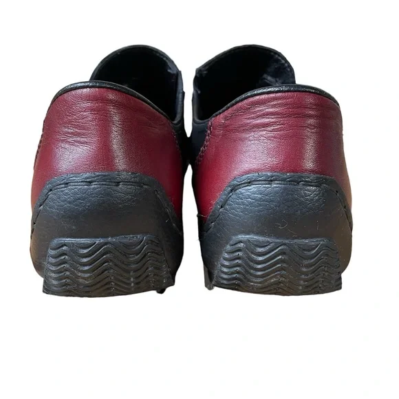 Rieker Celia Slip on Loafer Shoe Black/Red Leather Women’s Size 41 (10.5) - Picture 4 of 10